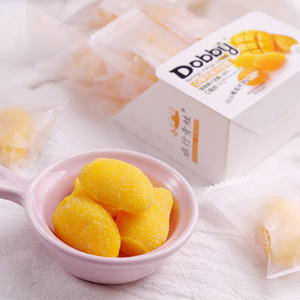 D0bby <span class=keywords><strong>Juicy</strong></span> Candy Q-Ball Mango Blanco Melocotón Fresa Uva Sabor Gummy Snacks Caja Embalaje Certificado Halal Fruity Sweet - Product Image 6