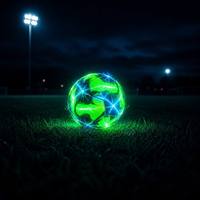 Ballon de football promotionnel personnalisé de haute qualité, en cuir, écologique, thermocollé, impression couleur intégrale, intérieur/extérieur