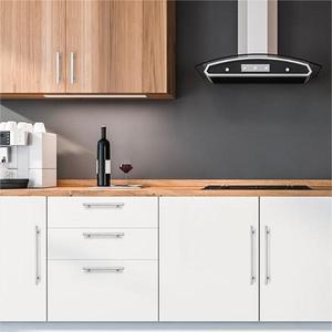 Kitchen Cabinet <strong>Square</strong> Handles Silver <strong>Drawer</strong> Pulls Hollow Stainless Steel T Bar Modern Hardware for Wardrobe &amp; Dresser - Product Image 5