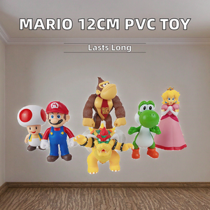 Großhandel Mario Bros PVC-Actionfiguren 12cm Modellspielzeug 6 Stile Spielzubehör Montage Erforderlich - Product Image 2