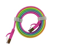 Kabel komunikasi Luar Ruangan 1M 2M 3M 5M kabel Jumper kucing 5e 6 6a kabel Ethernet Cat 8 dan Cat7