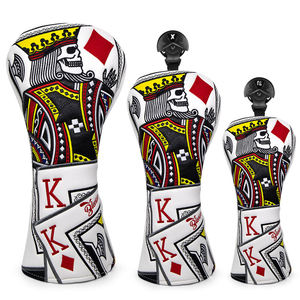 Fundas para Palos de Golf Híbridos y de Fairway, Diseño de Fábrica OEM, Impermeables, de Cuero Premium, con Logotipo Bordado - Product Image 1