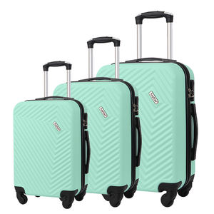 ชุดกระเป๋าถือของผู้หญิงที่ทันสมัยทันสมัยทันสมัยชุดกระเป๋าถือ ABS สีเขียวกระเป๋าเดินทางกันน้ำสำหรับกระเป๋าเดินทางชุด3ชิ้น - Product Image 1