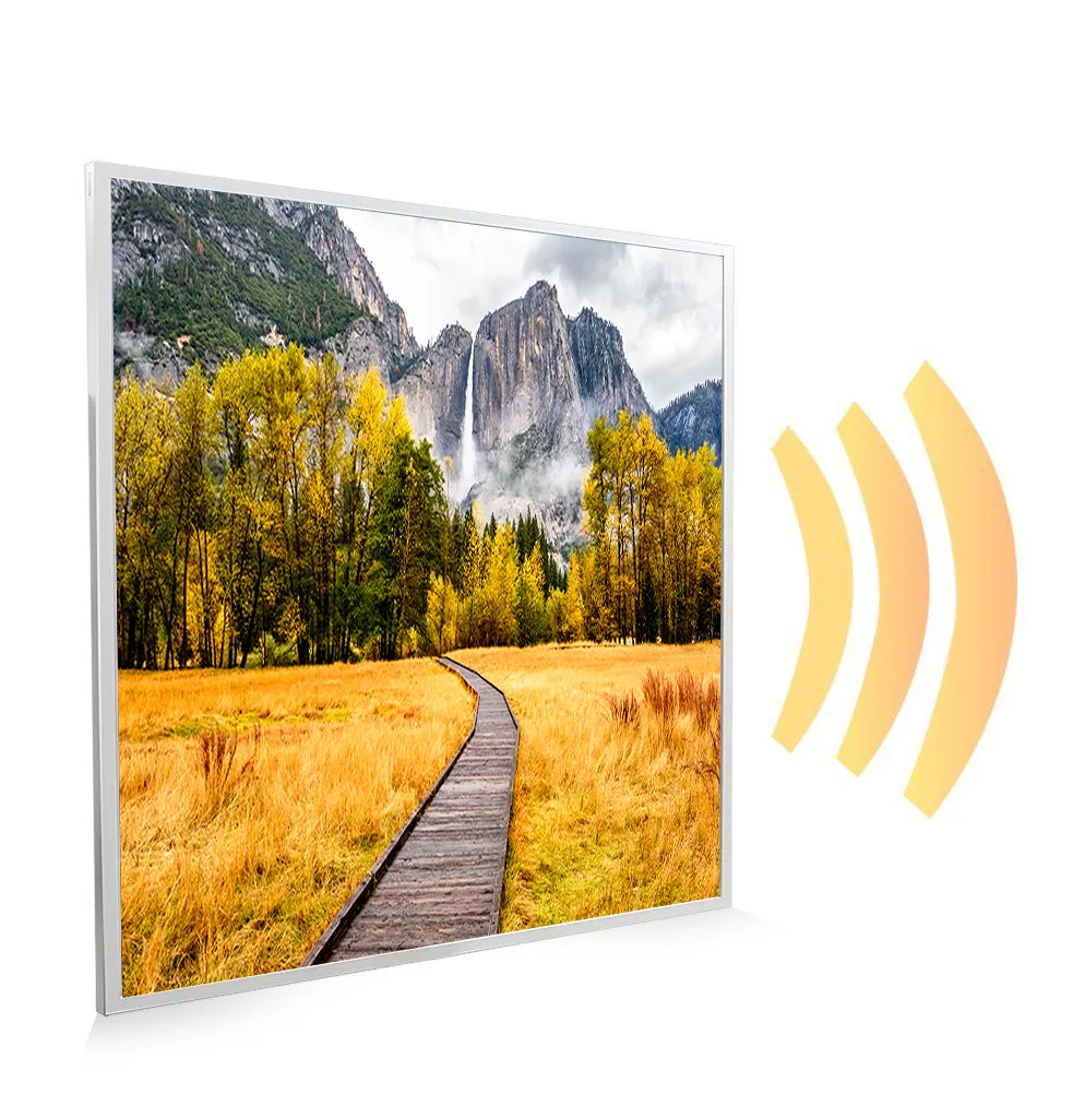WeEnjoy High Quality cheap waterproof Fast heating wall mounted with wifi,350w 120*30cm carbon crystal heating panel