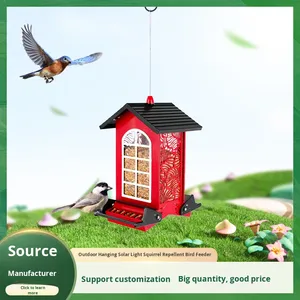 Xuyên biên giới Sản phẩm mới sân vườn ngoài trời năng lượng mặt trời ánh sáng Treo Kim Loại & nhựa chống sóc chim trung chuyển - Product Image 2