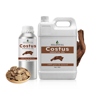 Huile de Costus Pure Biologique, Huile Essentielle Naturelle Distillée à la Vapeur, Prix en Gros pour Tous Types de Peau et Massage