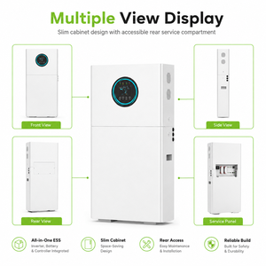 Système de stockage d'énergie tout-en-un haute puissance 12 kW 16 kWh avec double MPPT pour les fournisseurs de stockage d'énergie résidentielle - Product Image 4