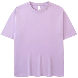 Wholesale Custom 210gsm T shirt 100% Cotton Men's <b>TShirt</b> High Quality Puff Printing Embroidery on Knitted Fabric Blank T-Shirt - Product Image 3