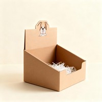 Vente en gros Boîte de présentation de comptoir avec logo personnalisé Boîte en cartes kraft pour affichage Boîtes de présentation en carton pour supermarché