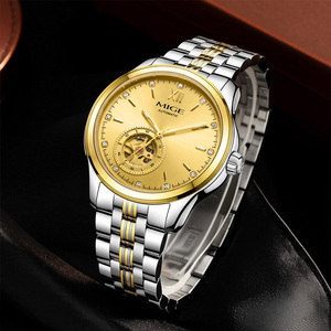 Reloj de Hombre Personalizado de Lujo, de Acero Inoxidable, con Movimiento Mecánico Automático Miyota, Resistente al Agua, Cronógrafo, Esfera con Agujas, Correa de 20 mm - Product Image 2