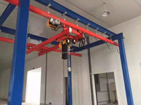 Pont roulant mobile flexible sur rail KBK 1,5T, système de levage suspendu léger pour atelier intérieur