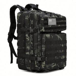 Low MOQ 900D Oxford Hiking <b>Backpack</b> 45L Molle Pouch Assault Pack Camping OEM Tactical <b>Backpack</b> - Product Image 3