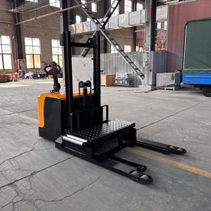 Venta al por mayor a control remoto de servicio pesado Ride-on Electric Battery Powered Transpaleta con piezas de repuesto - Product Image 5