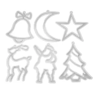 diy crystal drop glue silicone mold Christmas series listed bell moon theme manufacturers wholesale DIY gift