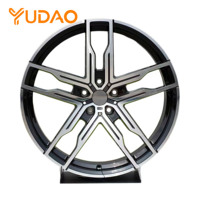 Jantes en aluminium forgé YUDAO haute performance pour SUV, approvisionnement direct OEM, 6061-T6, PCD 5x130, ET42mm, finition brillante, cinq trous