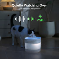 Fontaine à eau intelligente pour animaux de compagnie Cheerble, sans BPA, en plastique écologique, portable, pompe silencieuse, certifiée RoHS, pour chat et chien, CE FCC