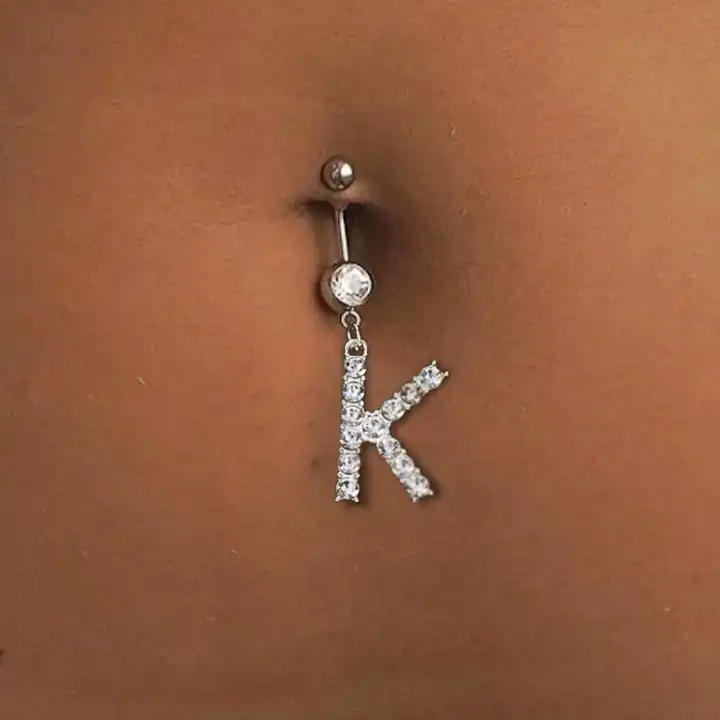 Custom 14K Rose Gold Emerald Belly Button Ring Exclusively By Tummytoys |  TummyToys Sexy Navel Rings