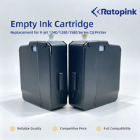 Cartouche vide Ratopink pour impression CIJ série V-JET 1000, volume 0,75, noir