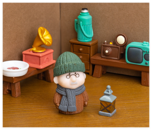 DIY dibujos animados miniatura supermercado resina Cámara fonógrafo lavabo termo <span class=keywords><strong>teléfono</strong></span> público televisión linterna casa de muñecas decoración Juguetes - Product Image 1
