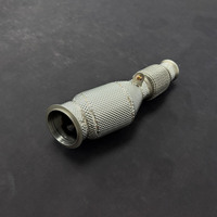 Downpipe Knalpot Racing Suara Menggelegar untuk 330E 320I 330I 530E 520I 530I X4 X3 B48 2.0T, Katalis Aliran Tinggi, Plug and Play