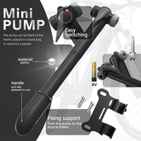 Pompe à main portable BAIMEI pour vélo, valve AV/FV, 80-130 PSI, étanche, écologique, durable, en PA/PP, modèle P400