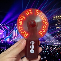 Mini ventilateur portable avec impression personnalisée de texte/logo LED 1 couleur pour cadeaux - yuguang F011 Cadeau de fête