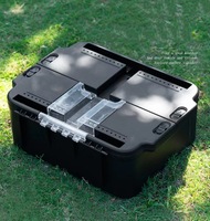 Vente en gros : Terrarium pour reptiles en plastique transparent, anti-évasion, avec plateau en plastique, ventilé, pour l'alimentation et la reproduction