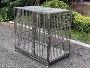 Toptan özel büyük paslanmaz çelik köpek kafesi süper büyük ağır depolama evcil hayvan kafesi özel ucuz fiyata sunulan - Product Image 2