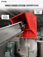 Granulateur de recyclage à deux étages robuste 160-180 mm, ligne PE PP à haut rendement