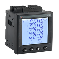 Medidor de Energía Multifunción Acrel APM800 3 KWH, Protocolo RS485 Modbus-RTU, Precisión de 0.5s, Análisis de Calidad de Energía para Subestaciones y Cuartos de Distribución