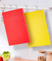 Planche à découper rectangulaire en plastique PE durable, pliable, écologique, non toxique, personnalisable, avec poignée, pour la cuisine (vente en gros)