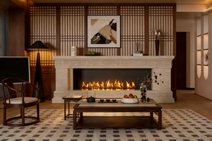 Cheminée <span class=keywords><strong>murale</strong></span> intérieure au bioéthanol Inno-Fire 48 pouces, design tendance - Product Image 3