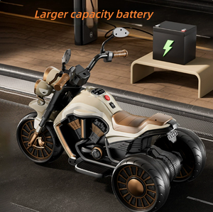 Tricycle convertible rechargeable pour bébés de 2 à 4 ans, <span class=keywords><strong>construction</strong></span> en plastique, jouet pour enfants - Product Image 4