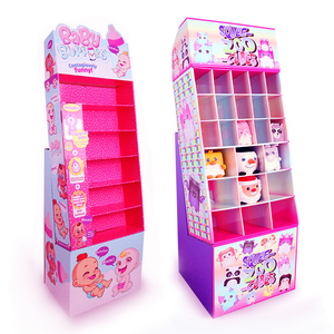 Có thể gập lại thân thiện với môi tông sóng đồ chơi trẻ em hiển thị đứng với 3 kệ freestanding - Product Image 1