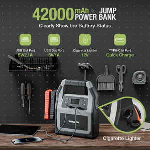 Yesper Monster inizia la migliore vendita 12V 24V car booster jump starter ad alta potenza 6000A 42000mAh con <span class=keywords><strong>accendisigari</strong></span> arrancador de c - Product Image 3