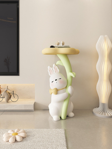 Penjualan laris Dekorasi resin penyimpanan ornamen Kelinci meja kamar tidur ruang tamu dekorasi patung kelinci kartun kustom - Product Image 5