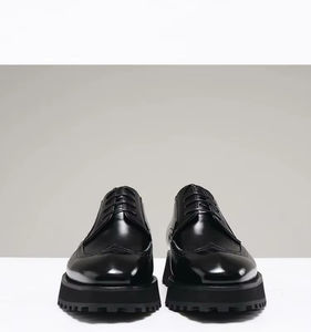 Zapatos Oxford de Cuero Genuino para Hombre, Estilo Italiano de Alta Gama, Hechos a Mano, para Boda, con Cierre Deslizante, Otoño, Ligeros, Bordados, Camuflaje - Product Image 2