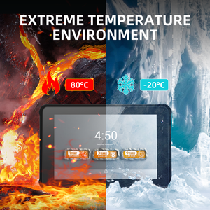 Hugerock H81 Nhà Máy Ánh Sáng Mặt Trời Có Thể Đọc 8 Inch 6 + 64GB Quản Lý Hàng Tồn Kho Máy Quét Máy In Mã Vạch Công Nghiệp Gồ Ghề Máy Tính Bảng - Product Image 3