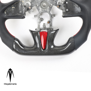 Volant en fibre de carbone avec voyant de changement de vitesse LED pour <span class=keywords><strong>Infiniti</strong></span> G25 G35 <span class=keywords><strong>G37</strong></span> Q50 Q60 - Product Image 6