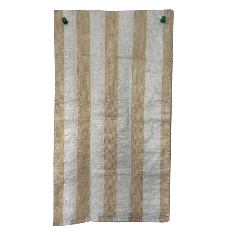 white color recycle packaging pp woven bag for rice flour fertilizer factory price OEM 25 kg 50 kg