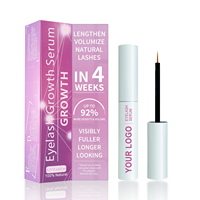 Traitement hydratant pour cils naturels biologiques à étiquette privée, sérum pour extensions de cils plus longs, plus épais et plus sains