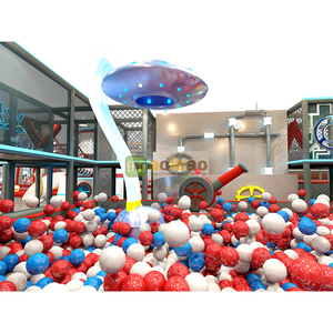 AOLEAO - Tobogán Espiral Transparente con Forma de Nave Espacial, Piscina de Pelotas, Túnel, Certificación TUV CE, Capacidad de 500 kg, para Juegos Infantiles en Interiores - Product Image 5