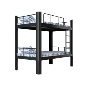 Wholesale Knock Down Furniture Steel Frame Bunk Bed Super Quality Metal Decker Bed