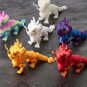 Mô hình khủng long nhựa Kirin in 3D bán buôn, tùy chỉnh OEM, đồ chơi trẻ em đang thịnh hành, nhà cung cấp dịch vụ in 3D động vật khủng long - Product Image 5