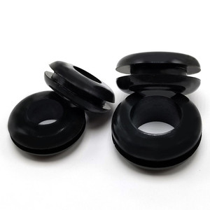 Wholesale Multiple Specifications Silicone Grommet Cable Grommet Protective Cable Black Silicone Grommet - Product Image 4