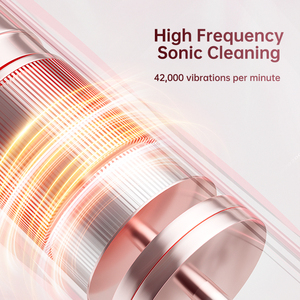 <span class=keywords><strong>Cepillo</strong></span> de <span class=keywords><strong>Dientes</strong></span> Eléctrico Sónico, 42000 VPM, 200 Días de Autonomía, 5 Modos, Resistente al Agua IPX7, Recargable Tipo-C, Blanqueador, para Adultos - Product Image 6