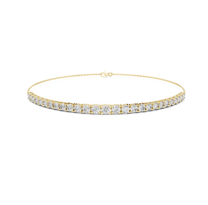 Pulsera de Diamantes Cultivados en Laboratorio en Oro, Joyería Fina de Diseño Contemporáneo, Accesorio de Moda Moderno - Product Image 1