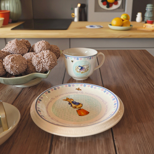 Luxurious Bunny- Patterned Ceramic Tea Cups & Saucers for Special Gifts or Daily Comfort - Product Image 3