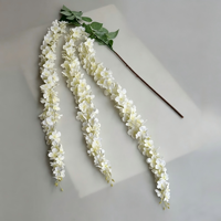 Fleurs artificielles en gros : Glycine et Hortensia suspendus pour décoration de plafond, maison, fête, mur et mariage