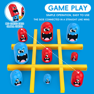 Juego de Mesa Interactivo Tic Tac Toe para 2 Jugadores, Divertido Juego de Mesa para Niños, Comer al Grande, Regalo para Niños - Product Image 3